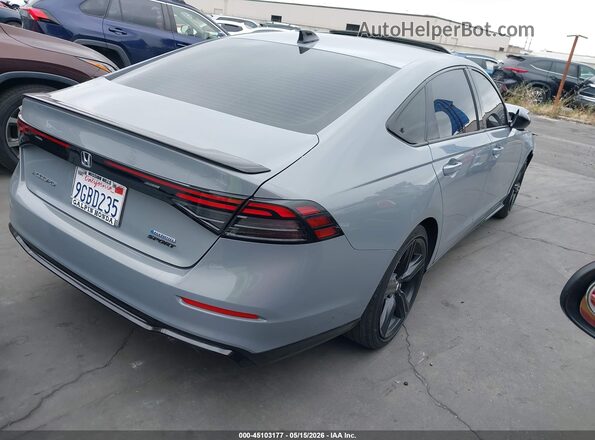 1HGCY2F77PA028664 2023 HONDA ACCORD HYBRID Серый 
