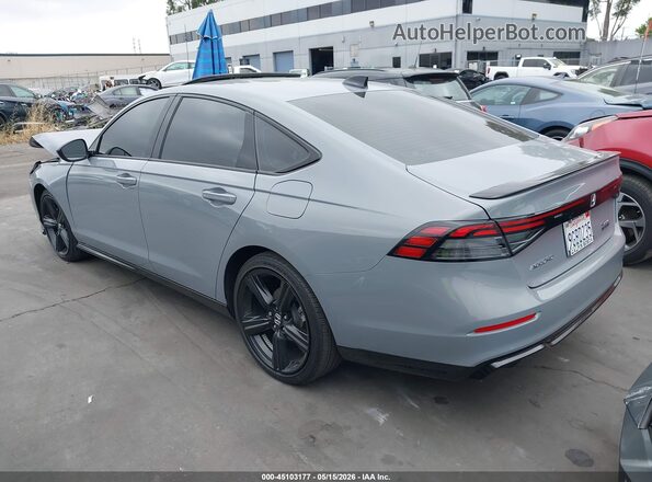1HGCY2F77PA028664 2023 HONDA ACCORD HYBRID Серый 
