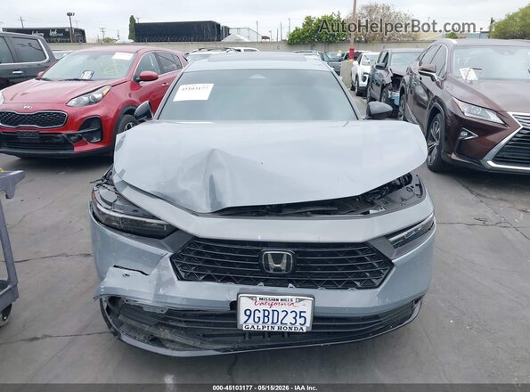 1HGCY2F77PA028664 2023 HONDA ACCORD HYBRID Серый 