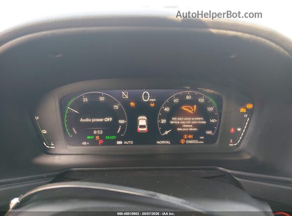1HGCY2F77PA053421 2023 HONDA ACCORD White უკანა სავარძლების ხედი