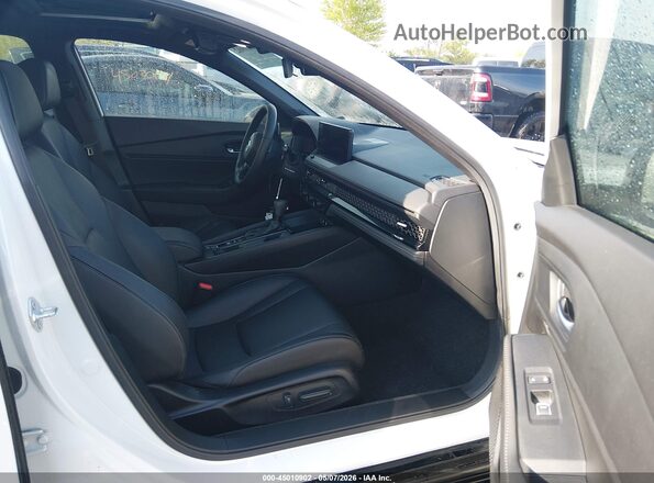 1HGCY2F77PA053421 2023 HONDA ACCORD White წინა სალონის ხედი