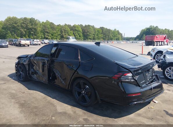 1HGCY2F77RA062493 2024 HONDA ACCORD HYBRID Black Rear left