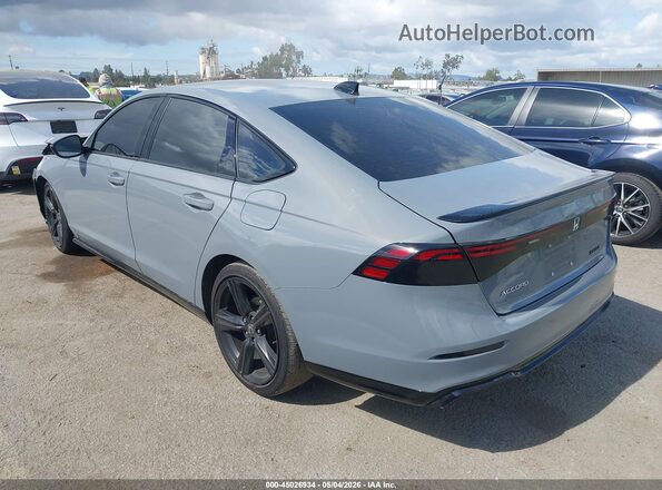 1HGCY2F77RA094988 2024 HONDA ACCORD Gray Rear left