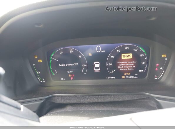 1HGCY2F77SA087304 2025 HONDA ACCORD White Հետևի նստատեղերի տեսք