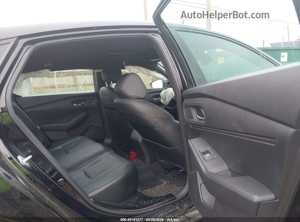 1HGCY2F79PA050228 2023 HONDA ACCORD Black Widok naklejki z numerem VIN