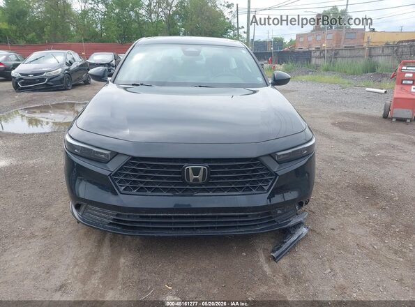 1HGCY2F79PA050228 2023 HONDA ACCORD Black Widok zestawu wskaźników