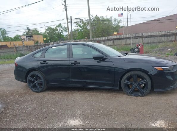 1HGCY2F79PA050228 2023 HONDA ACCORD Black Widok wnętrza z tyłu