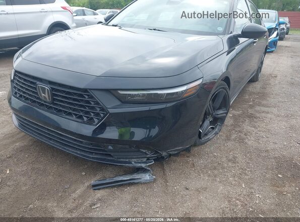 1HGCY2F79PA050228 2023 HONDA ACCORD Black Widok z przodu