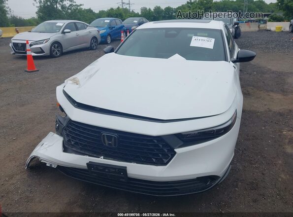 1HGCY2F79SA054384 2025 HONDA ACCORD White Instrument cluster view