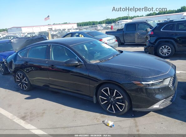 1HGCY2F82SA061346 2025 HONDA ACCORD Black სალონის 360-გრადუსიანი ხედი