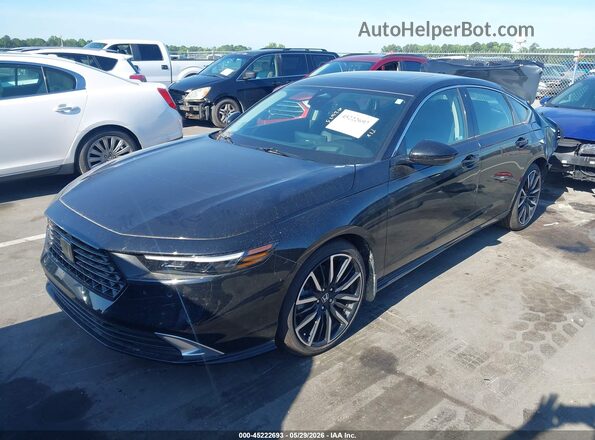 1HGCY2F82SA061346 2025 HONDA ACCORD Black წინა მარცხენა ხედი სამი მეოთხედიდან