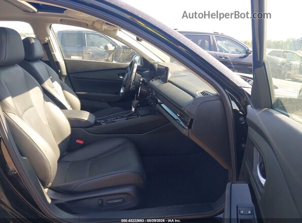 1HGCY2F82SA061346 2025 HONDA ACCORD Black წინა სალონის ხედი