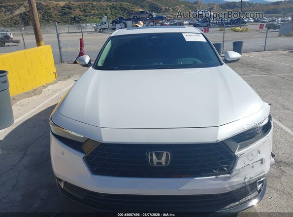 1HGCY2F84SA004193 2025 HONDA ACCORD White Սարքավորումների վահանակի տեսք