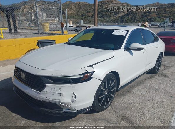1HGCY2F84SA004193 2025 HONDA ACCORD White Առջևի ձախ երեք քառորդ տեսարան