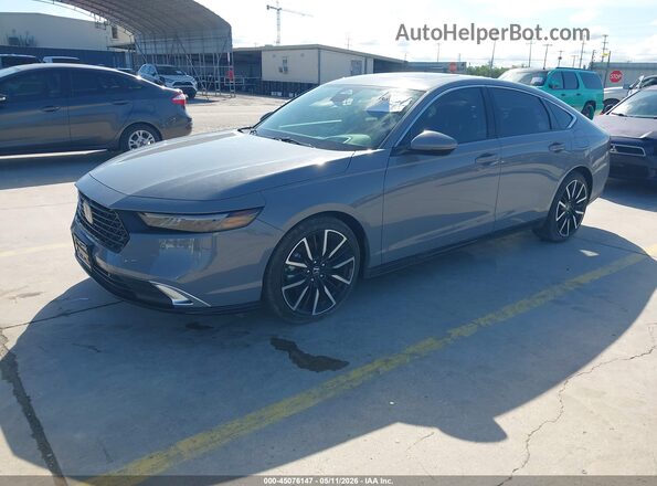 1HGCY2F85PA023682 2023 HONDA ACCORD Gray Առջևի ձախ երեք քառորդ տեսարան