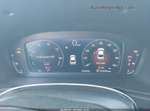 1HGCY2F85PA023682 2023 HONDA ACCORD Gray Հետևի նստատեղերի տեսք