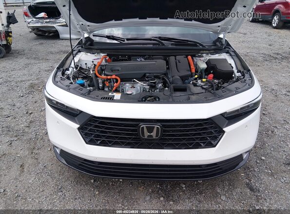 1HGCY2F85SA028079 2025 HONDA ACCORD HYBRID White უკანა ხედი