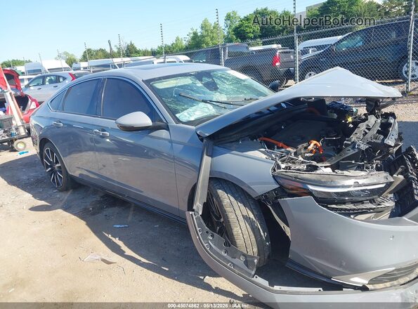 1HGCY2F86PA054696 2023 HONDA ACCORD Silver Rear interior view