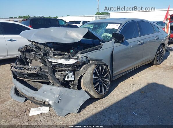 1HGCY2F86PA054696 2023 HONDA ACCORD Silver Front left