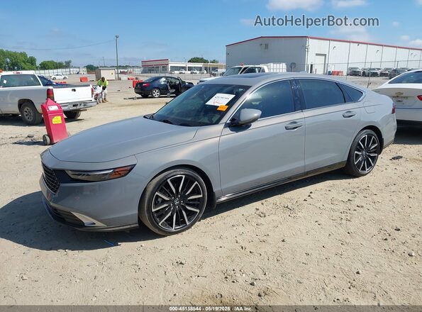 1HGCY2F86RA065474 2024 HONDA ACCORD Серый Передняя левая четверть