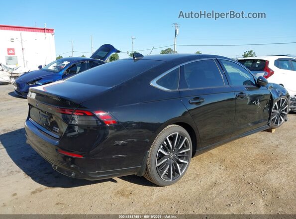 1HGCY2F86SA034215 2025 HONDA ACCORD Черный Задняя правая четверть
