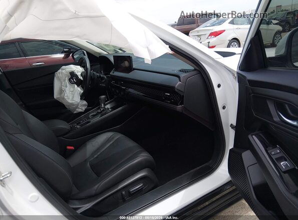 1HGCY2F87RA053169 2024 HONDA ACCORD White Вид салону спереду