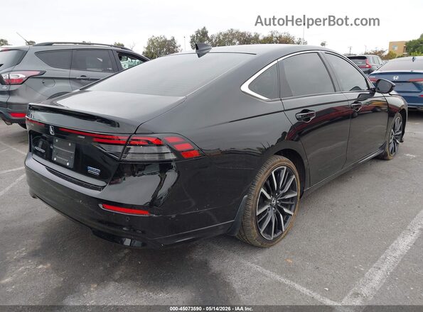 1HGCY2F88PA020694 2023 HONDA ACCORD Black Tył prawy