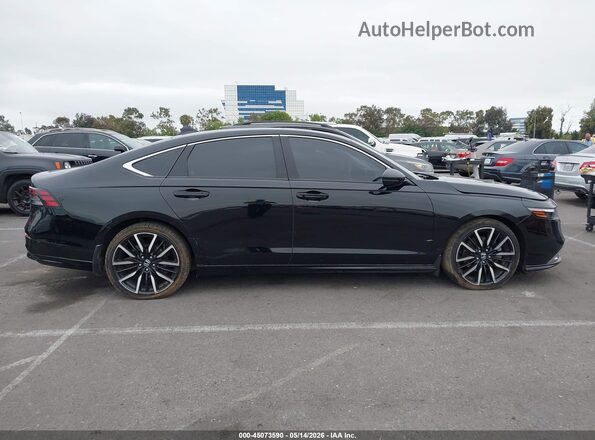 1HGCY2F88PA020694 2023 HONDA ACCORD Black Widok wnętrza z tyłu