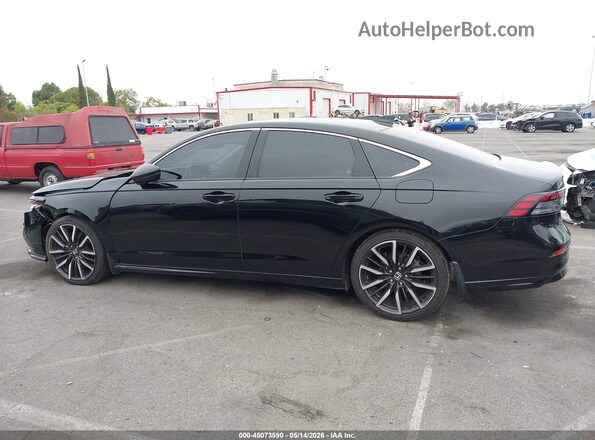 1HGCY2F88PA020694 2023 HONDA ACCORD Black Widok wnętrza 360 stopni