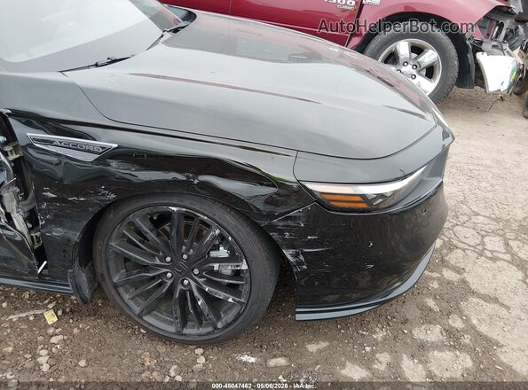 1HGCY2F88RA080316 2024 HONDA ACCORD Black წინა ხედი