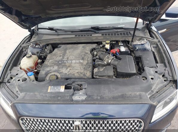 1LN6L9TKXH5617306 2017 LINCOLN CONTINENTA Blue Widok z tyłu