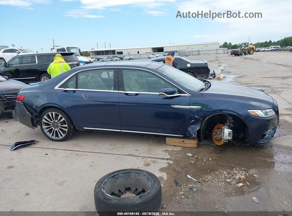 1LN6L9TKXH5617306 2017 LINCOLN CONTINENTA Blue Widok wnętrza 360 stopni