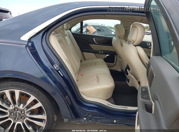 1LN6L9TKXH5617306 2017 LINCOLN CONTINENTA Blue Widok naklejki z numerem VIN