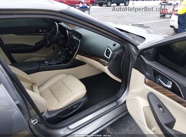 1N4AA6AP0GC403894 2016 NISSAN MAXIMA Gray Vista interior delantera