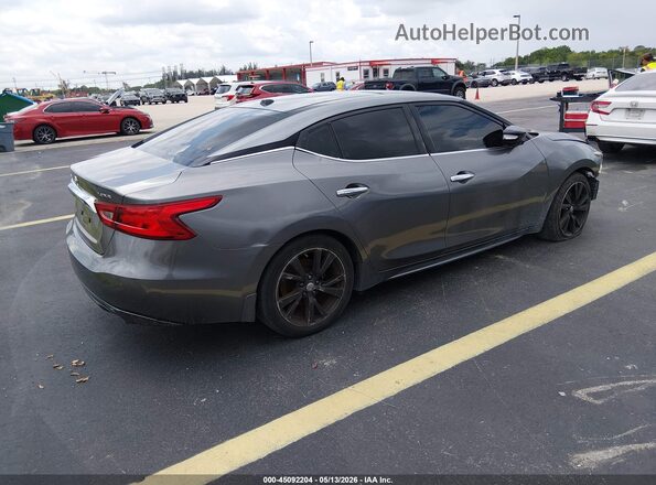 1N4AA6AP0GC403894 2016 NISSAN MAXIMA Gray Trasero derecho