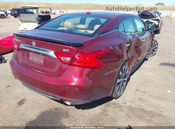 1N4AA6AP0GC437611 2016 NISSAN MAXIMA Red 
