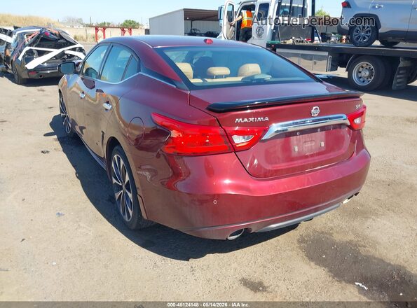 1N4AA6AP0GC437611 2016 NISSAN MAXIMA Red 
