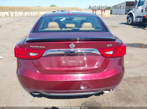 1N4AA6AP0GC437611 2016 NISSAN MAXIMA Red 
