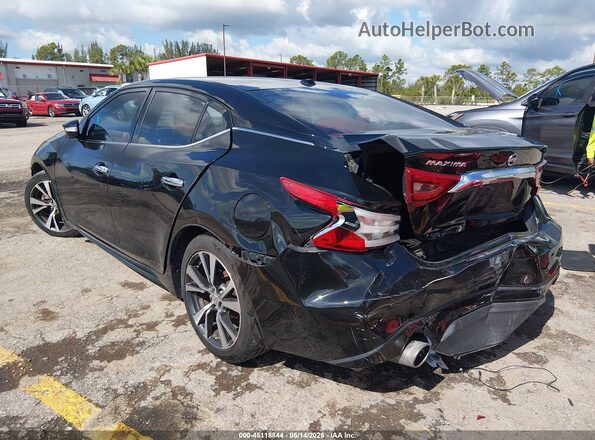 1N4AA6AP0GC447393 2016 NISSAN MAXIMA Black Задня ліва чверть