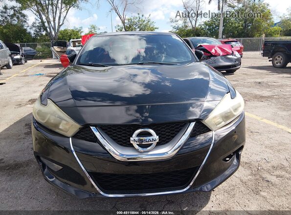 1N4AA6AP0GC447393 2016 NISSAN MAXIMA Black Вид задньої частини салону