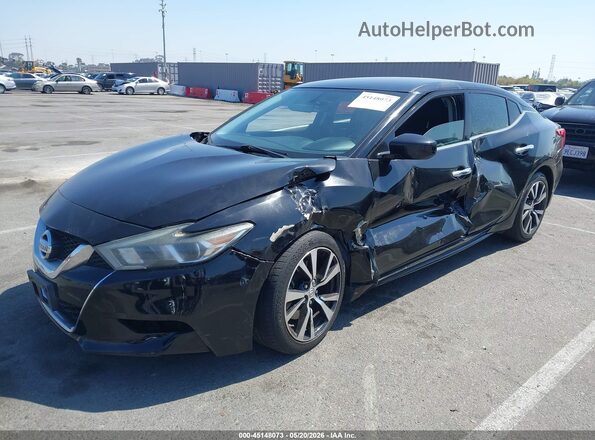 1N4AA6AP0HC388069 2017 NISSAN MAXIMA Black Przód lewy