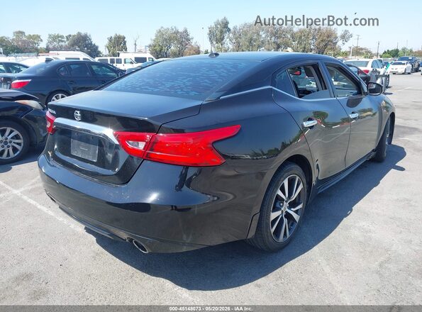 1N4AA6AP0HC388069 2017 NISSAN MAXIMA Black Tył prawy