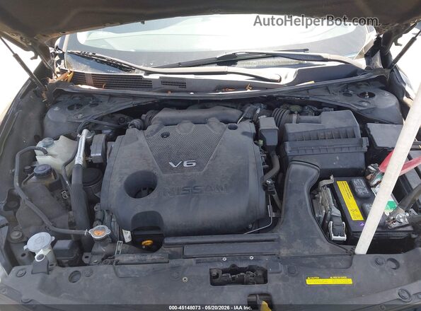 1N4AA6AP0HC388069 2017 NISSAN MAXIMA Black Widok z tyłu