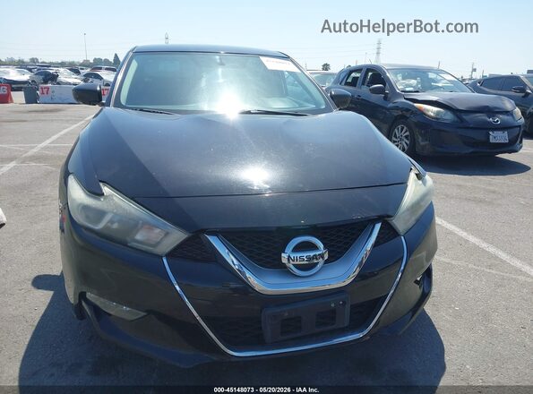 1N4AA6AP0HC388069 2017 NISSAN MAXIMA Black Widok zestawu wskaźników