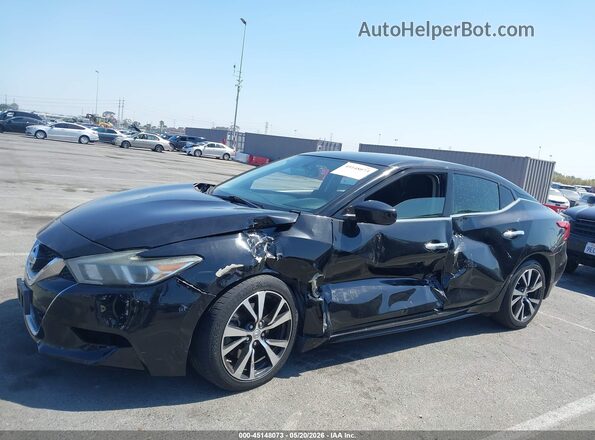1N4AA6AP0HC388069 2017 NISSAN MAXIMA Black Widok wnętrza 360 stopni