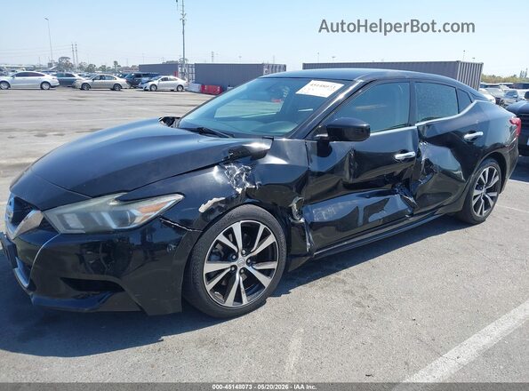 1N4AA6AP0HC388069 2017 NISSAN MAXIMA Black Widok z przodu