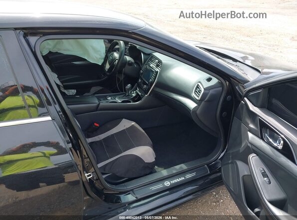 1N4AA6AP0HC417540 2017 NISSAN MAXIMA Black Widok wnętrza z przodu