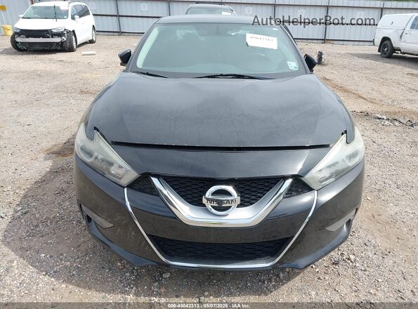 1N4AA6AP0HC417540 2017 NISSAN MAXIMA Black Widok wnętrza z tyłu