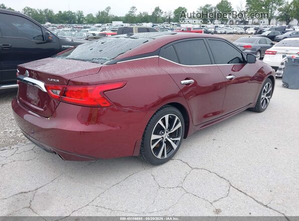 1N4AA6AP0HC435956 2017 NISSAN MAXIMA Red Հետևի աջ