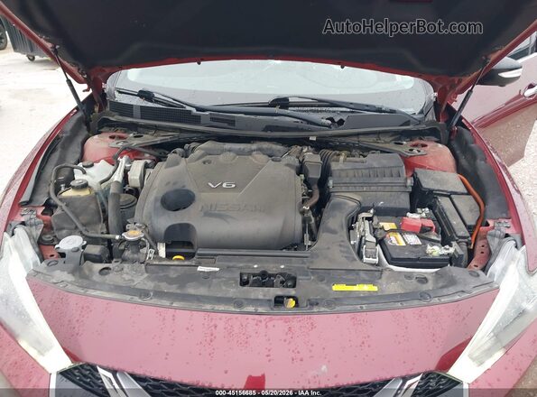 1N4AA6AP0HC435956 2017 NISSAN MAXIMA Red Հետևի տեսք